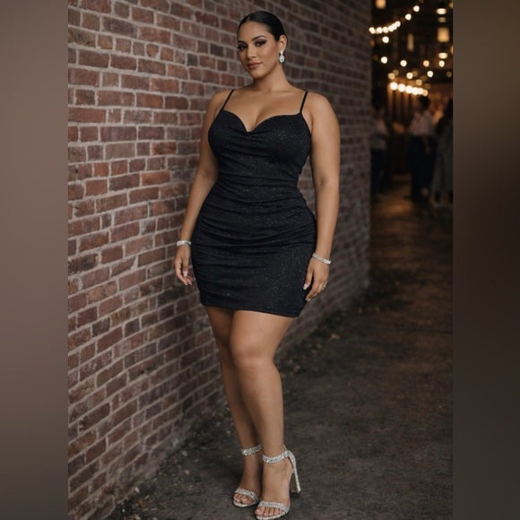 Windsor Dresses & Skirts - SOLD!!!! Windsor Black Sparkle Mini Dress